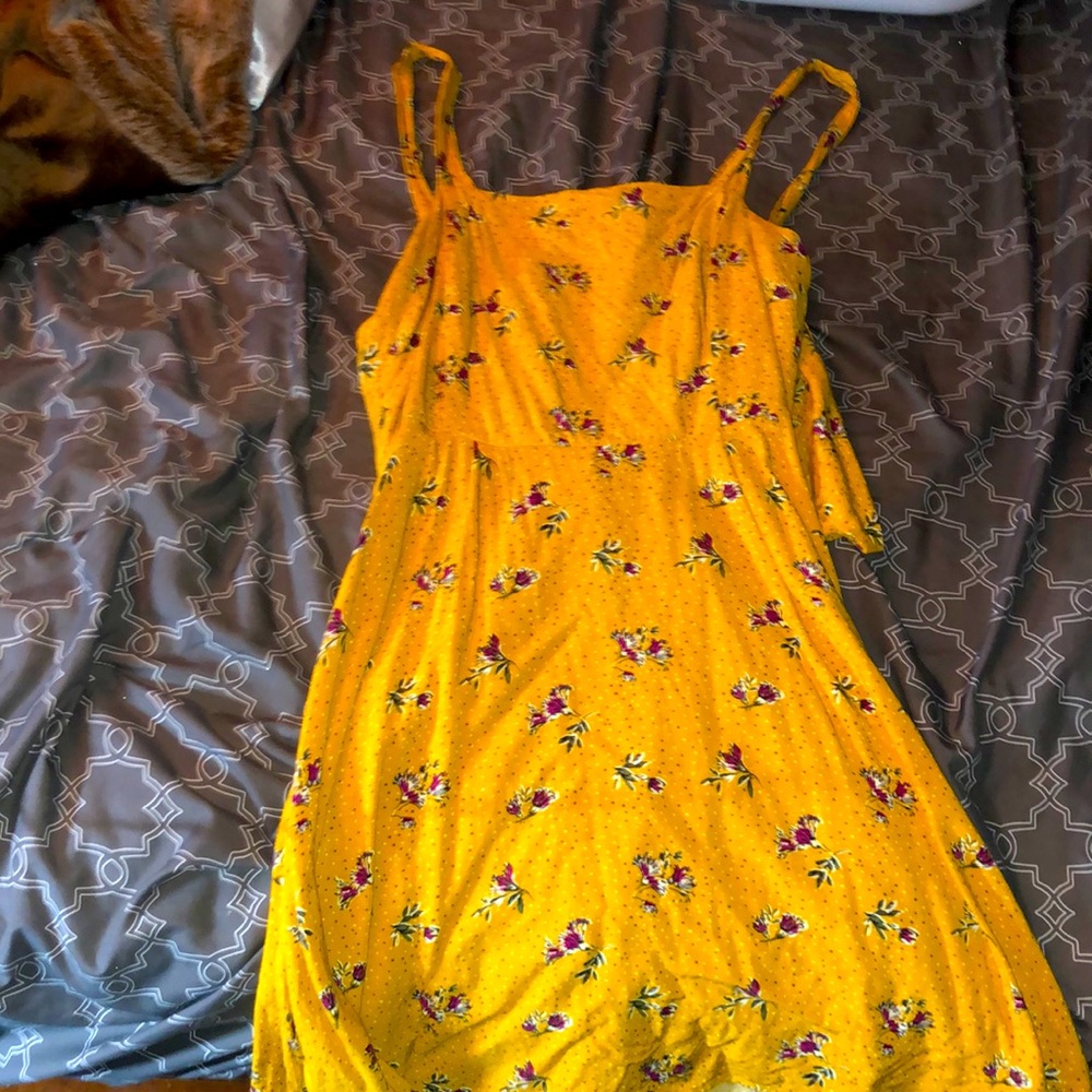 Yellow Wild Fable Floral Dress